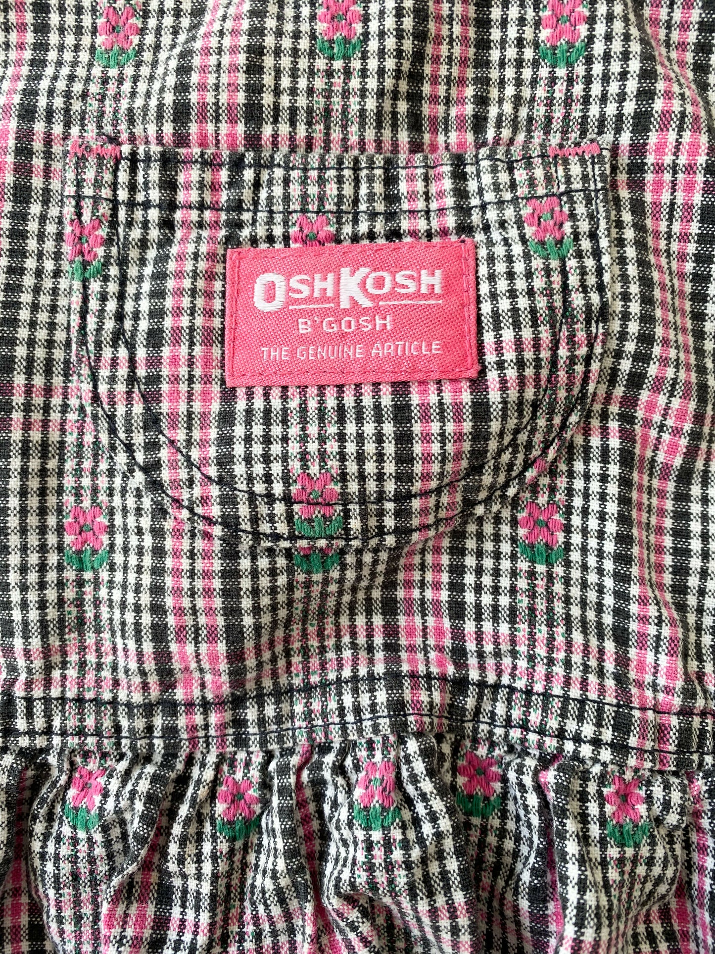 Kids' OshKosh B'gosh Size 2 Cotton Check Dress