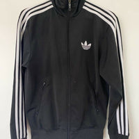 Men's vintage Adidas Size S Striped Black & White Jacket