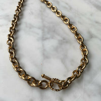 Gold-Tone Chain Necklace