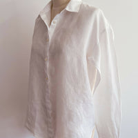 Uniqlo Size XS White Linen Shirt