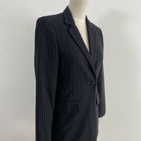 Oscar by Oscar de la Renta Size 6-8 Pinstripe Navy Blazer