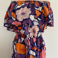 Women's Mister Zimi One Size Floral-Print Silk Dress