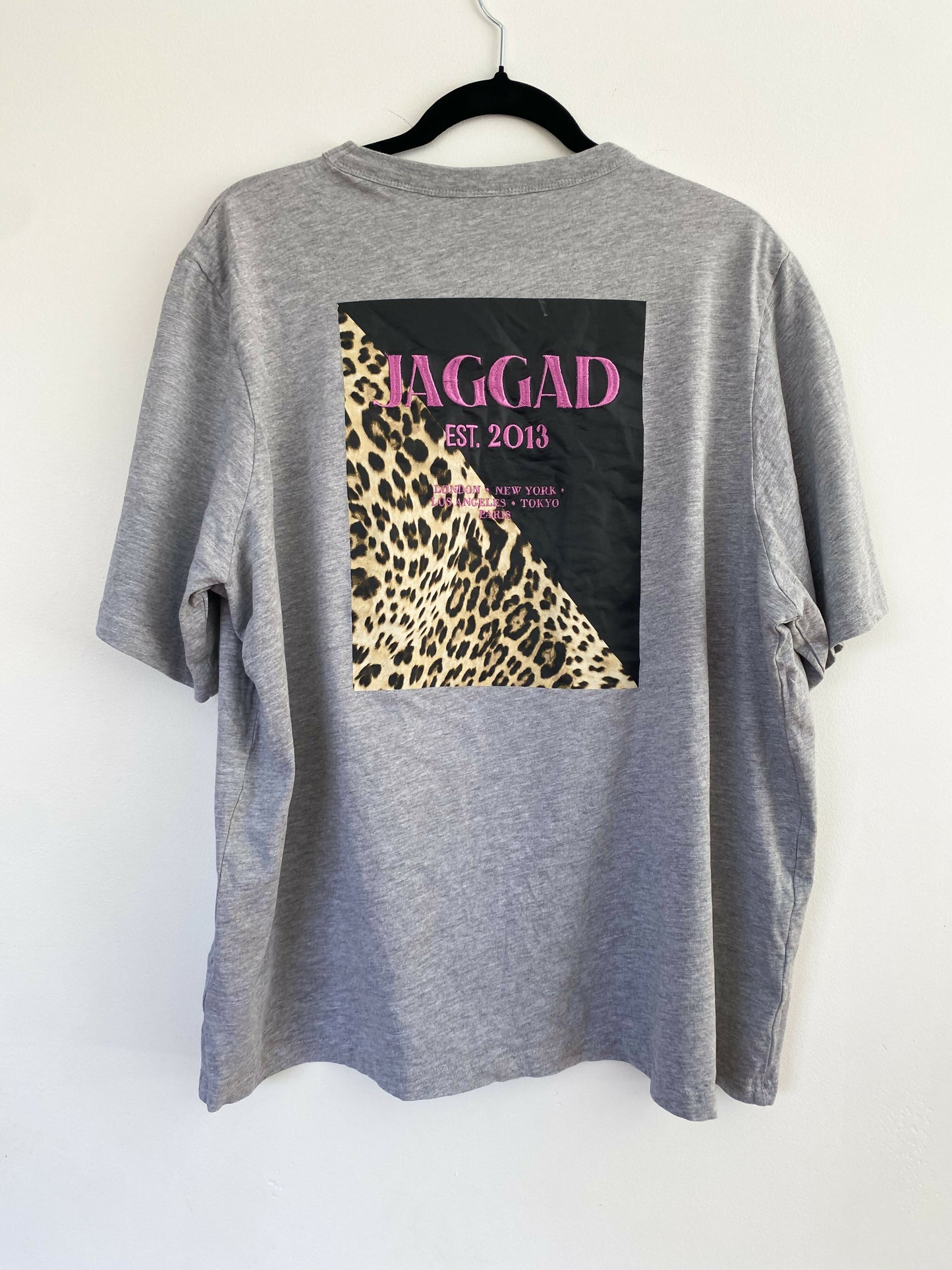 Women's 3XL Jaggad Grey Marle Print T-Shirt
