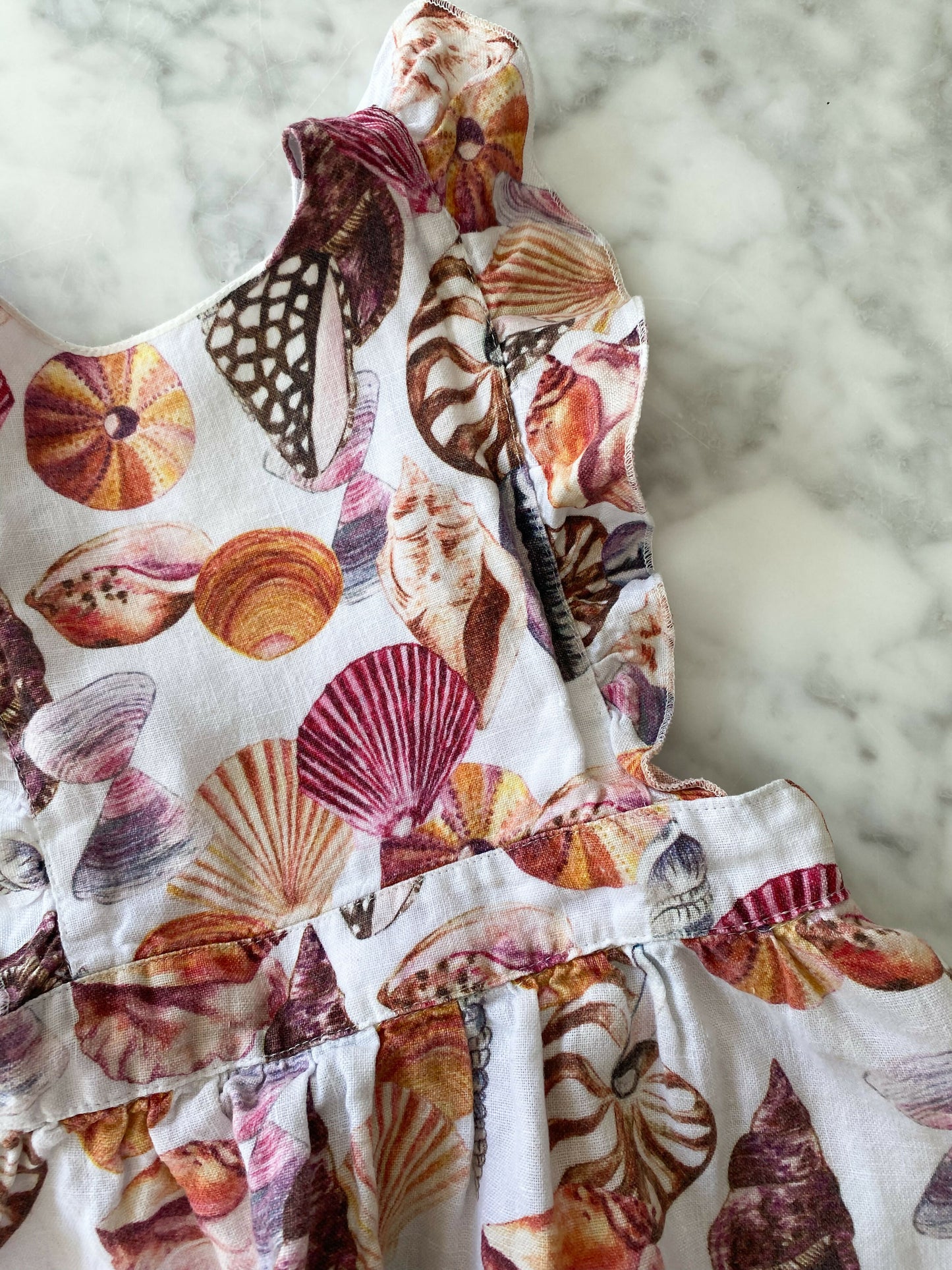 Kids' Kip&Co Size 2 Linen Printed Dress