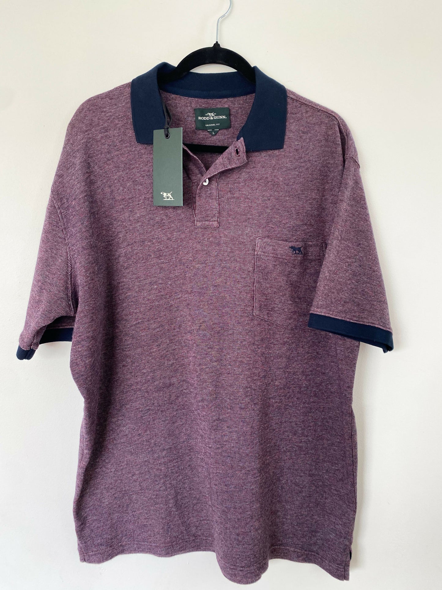 BNWT Men's Rodd & Gunn Size L Cotton Polo