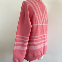 Women's Size M Jaggad Pink Knit Jumper