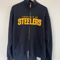 Men's Vintage Gridiron Classic Steelers Size M Black Jacket