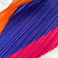 Vintage Multicoloured Crinkled Scarf