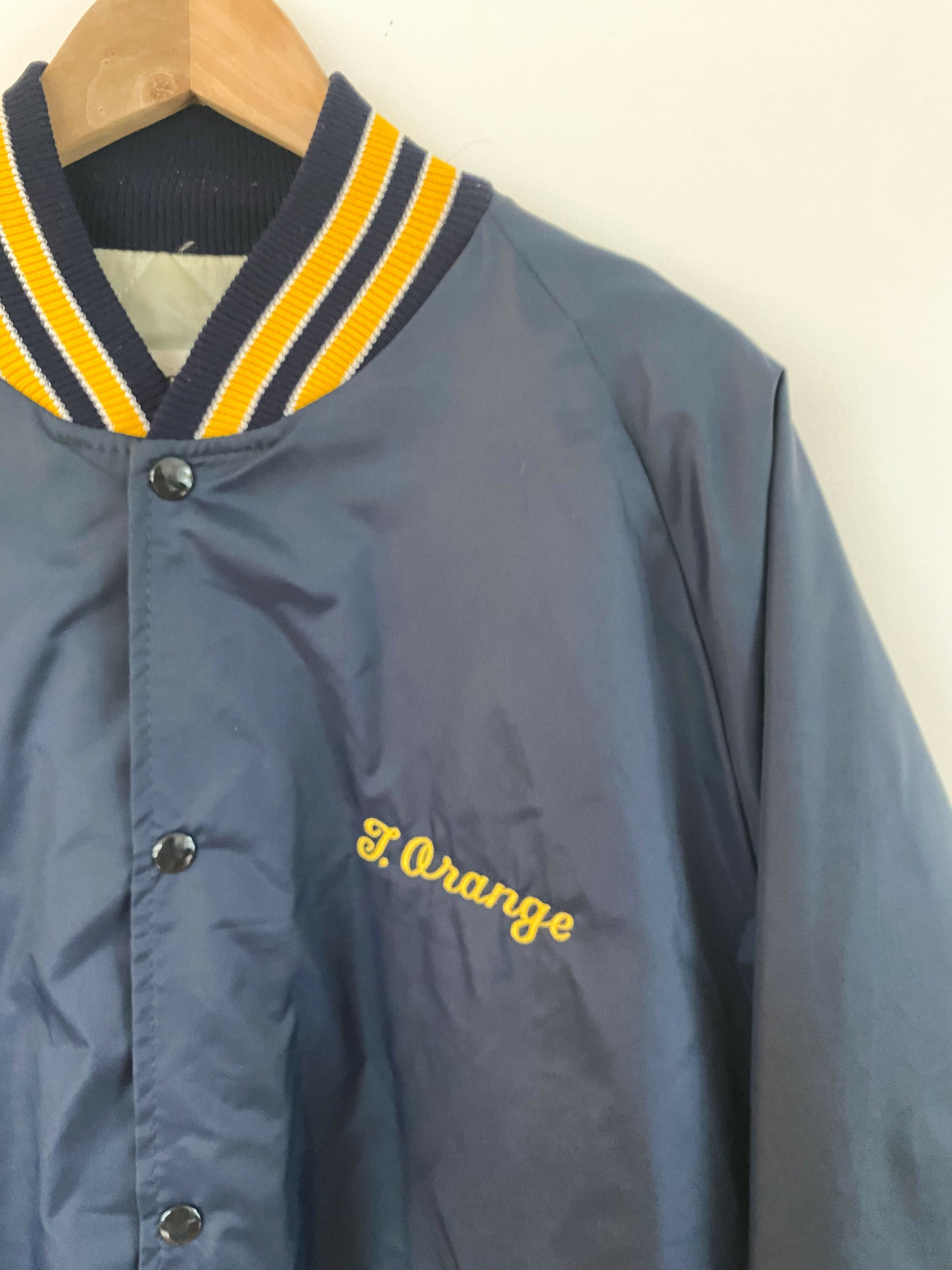 Men's DeLong Size XXL Navy Bomber Jacket