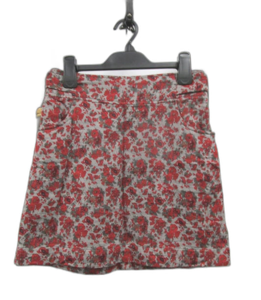 Princess Highway Cotton Mini Skirt Grey & Red Ladies Size 8