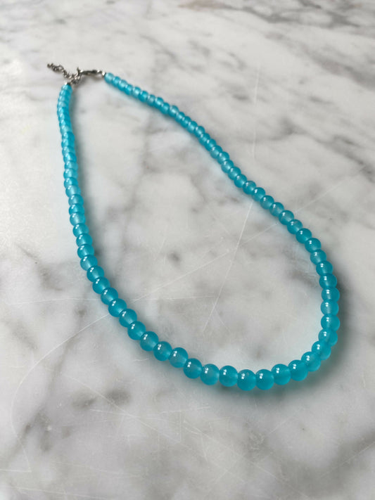 Blue Bead Necklace