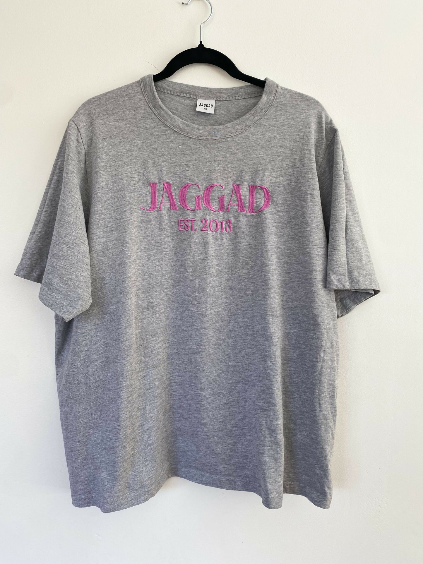 Women's 3XL Jaggad Grey Marle Print T-Shirt