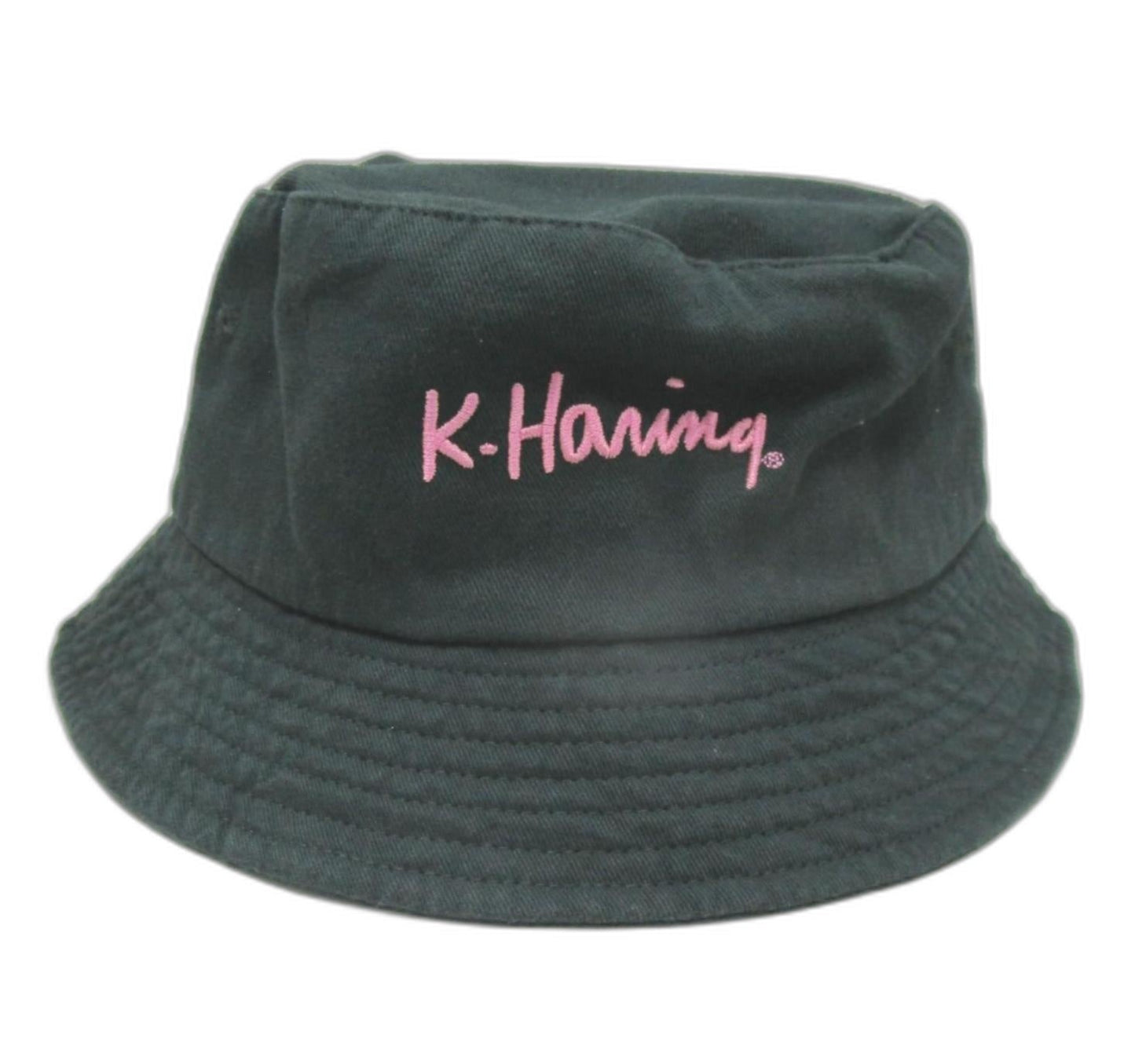 Cotton On Keith Haring Forest Bucket Hat Dark Green Osfa NEW