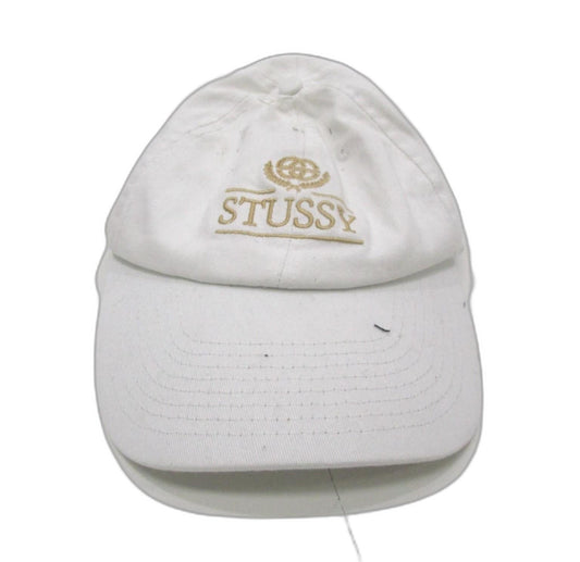 Stussy Cotton Embroidered Logo Estelle Low Pro Cap White Osfa NEW