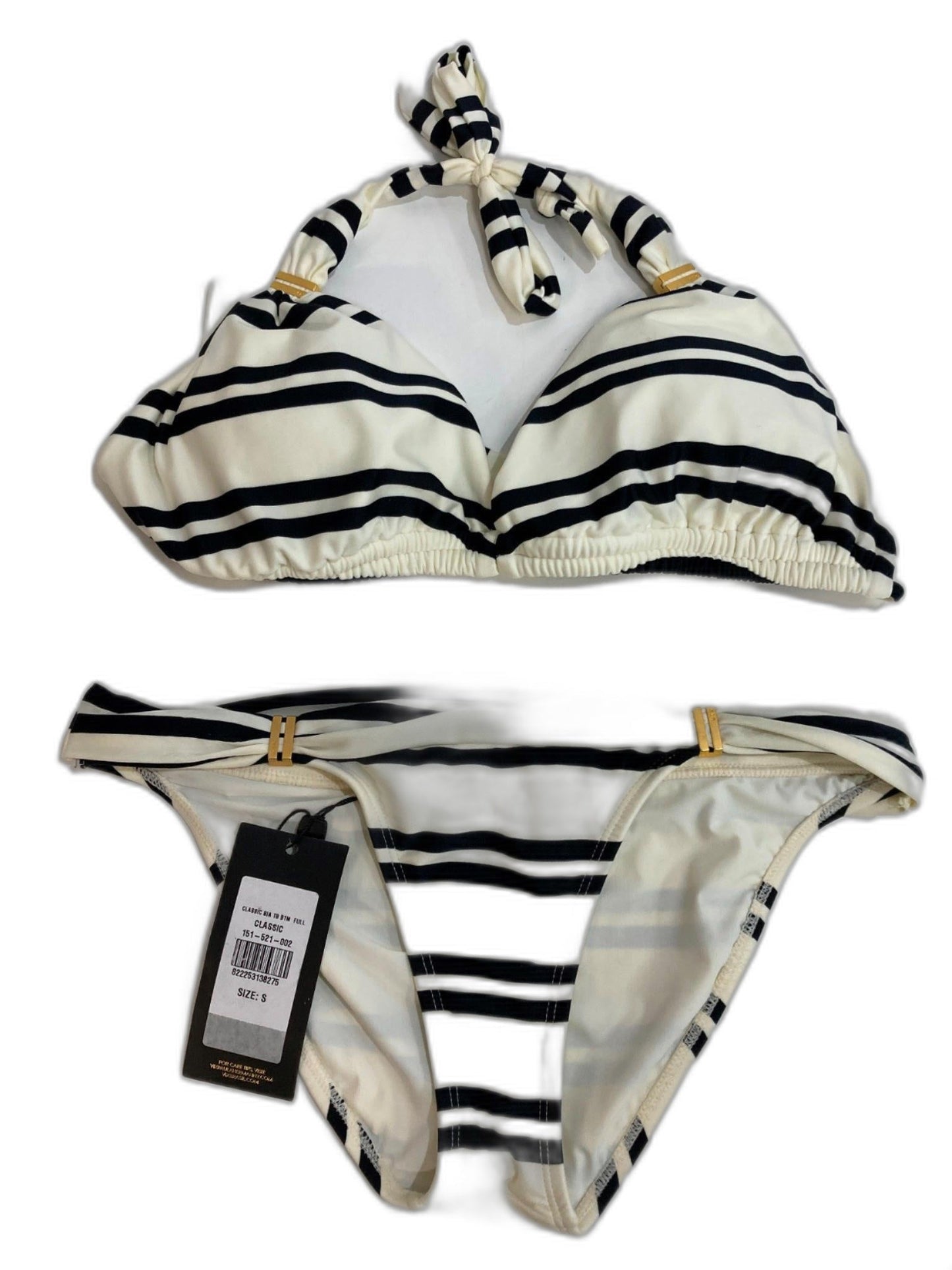 Vi X Paula Hermanny 2 Piece Bikinis Ladies Cream Size S Cupsize Dd NEW