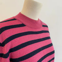 Women's Creswick Size Medium Striped Wool Jumper