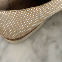 Women's Rollie 'Derby' Size 40 Beige Leather Shoes