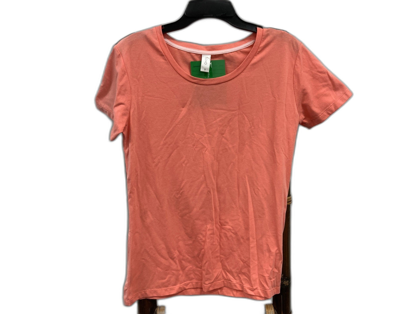 Soho Lounge Wear S/Sleeve T-Shirt Pajama Top Orange Ladies Sz S NEW