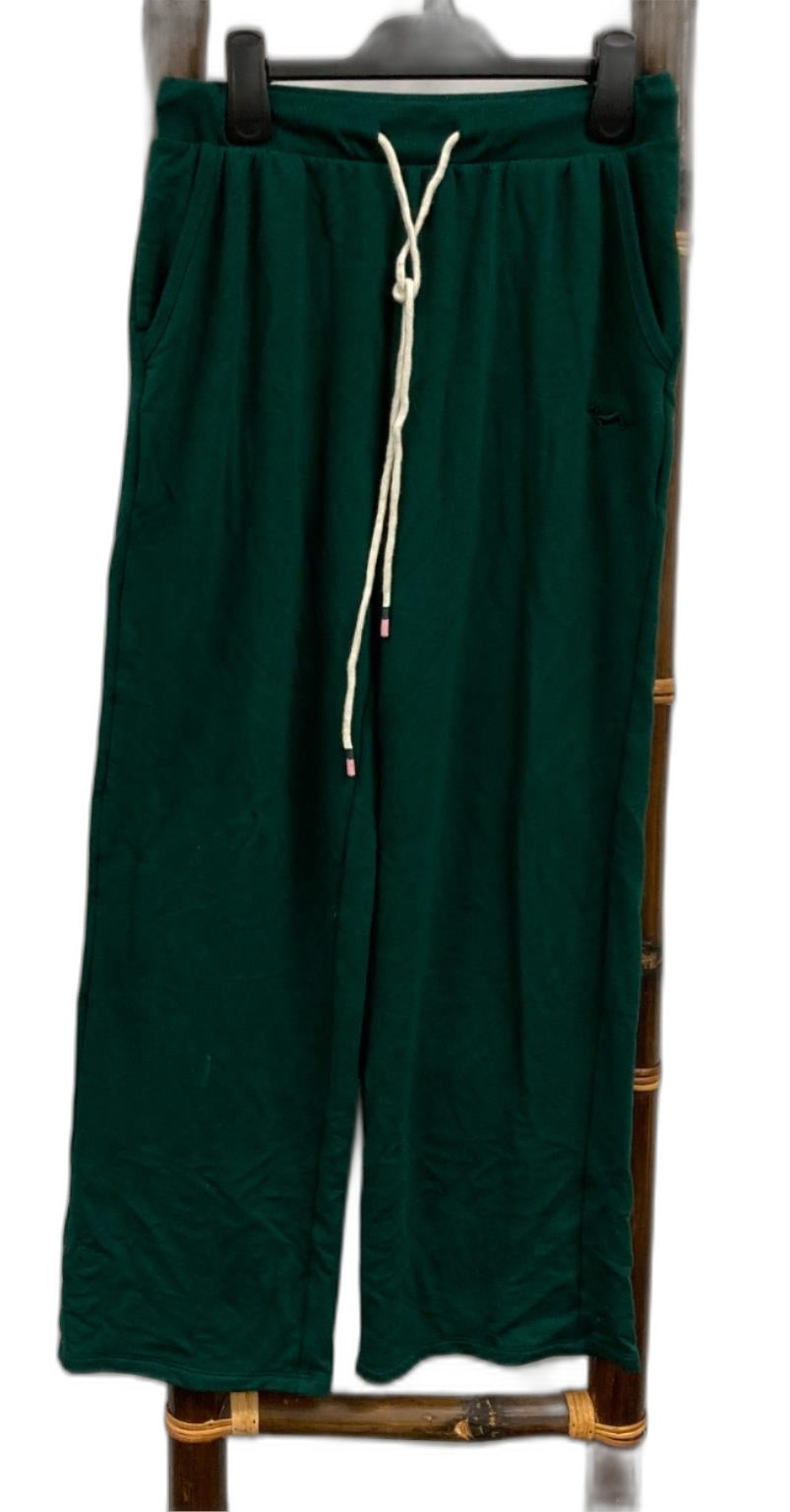 Peter Alexander Drawstring Loungewear Pants Green Ladies Sz S NEW