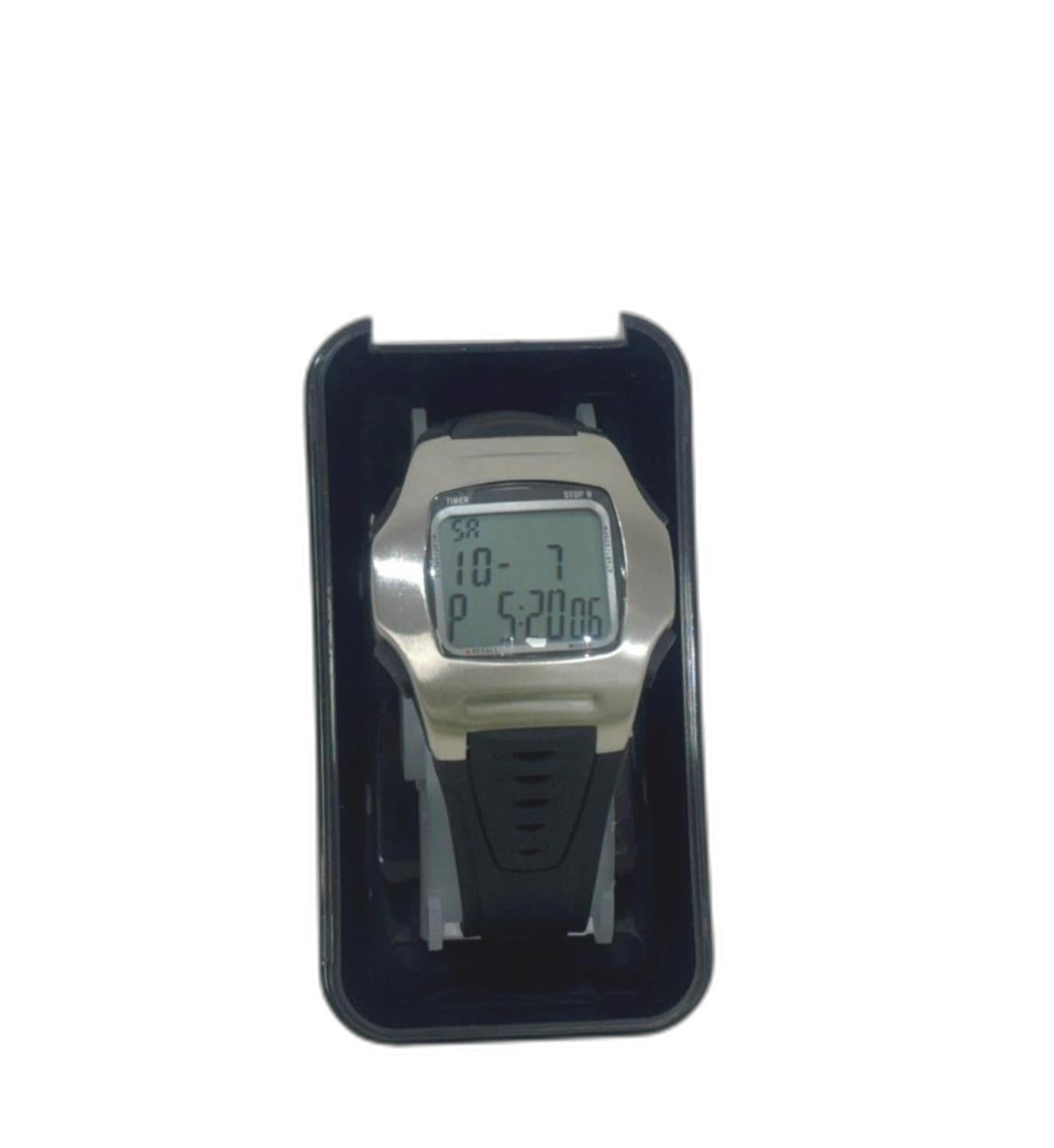 Shenzen Black & Silver Digital Watch W/ Alarm & Stopwatch Unisex NEW