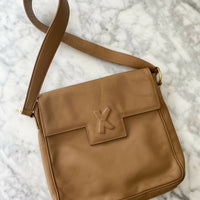 Paloma Picasso Beige Leather Shoulder Bag