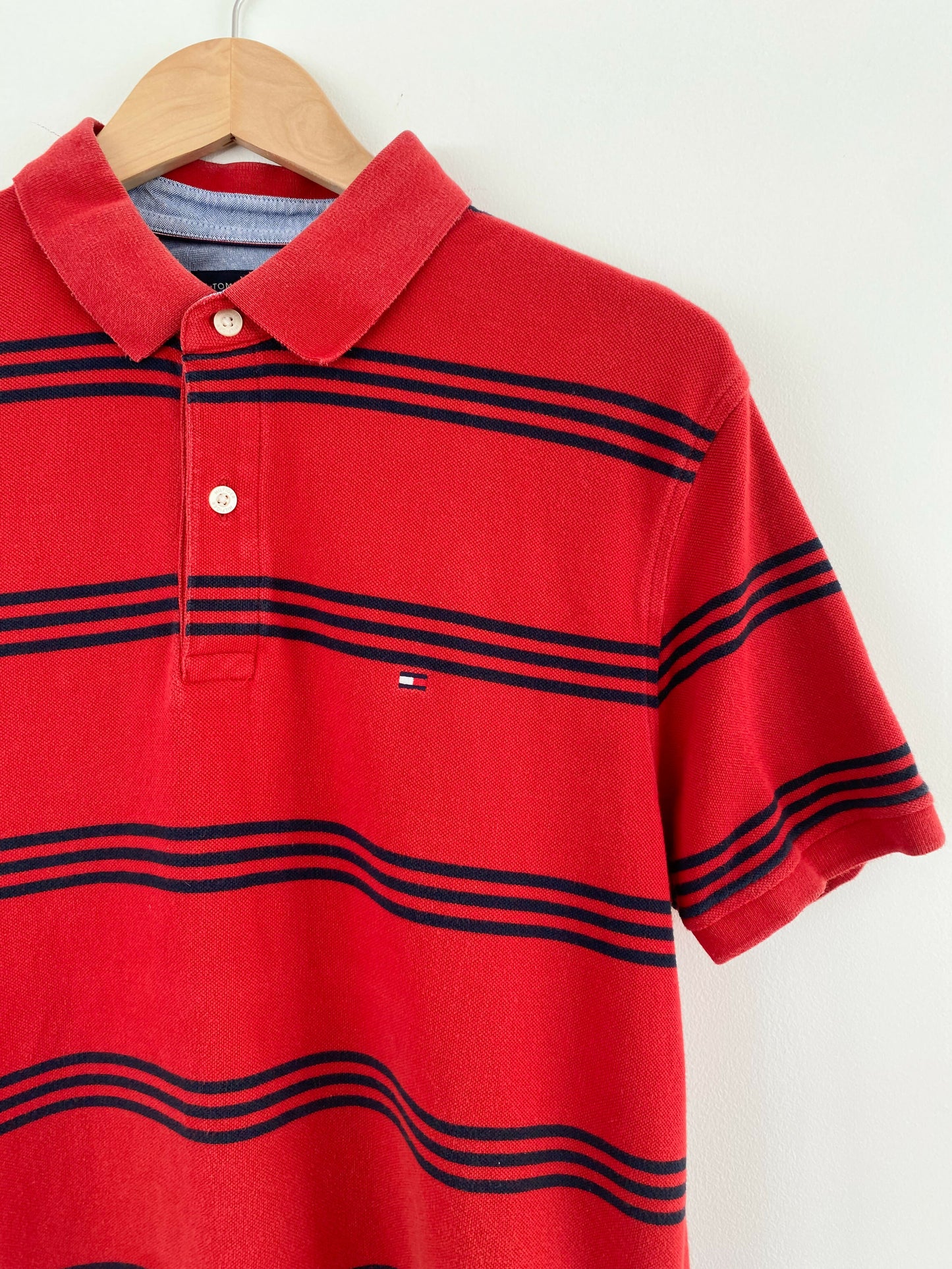 Men's Size L Tommy Hilfiger Striped Cotton T-Shirt