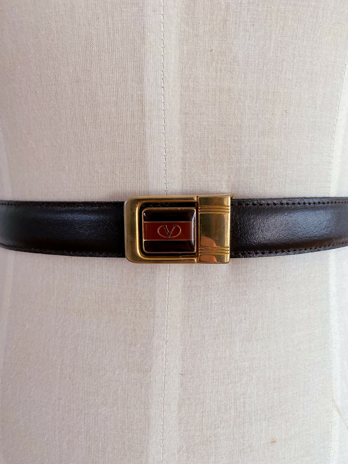 Chocolate Leather Belt