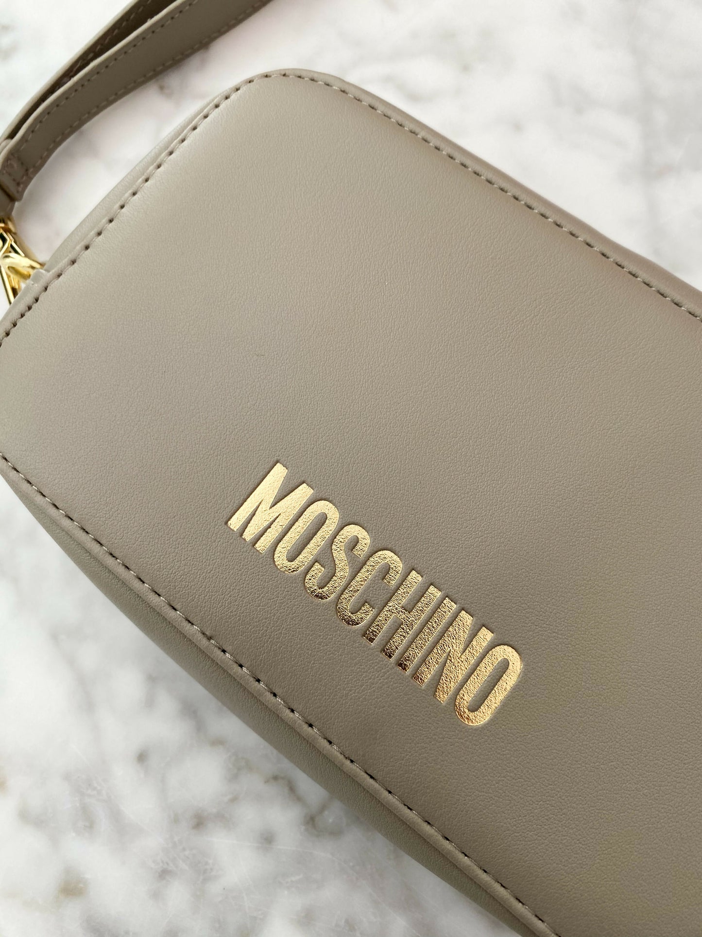 Moschino x China Airlines Faux Leather Travel Bag Clutch