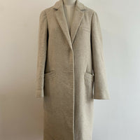 Women's Asos Size 8 Oatmeal Coat