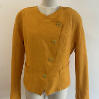 Women's Vintage Size 8 Jacques Vert Mustard Blazer