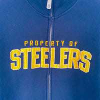 Men's Vintage Gridiron Classic Steelers Size M Black Jacket