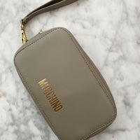 Moschino x China Airlines Faux Leather Travel Bag Clutch