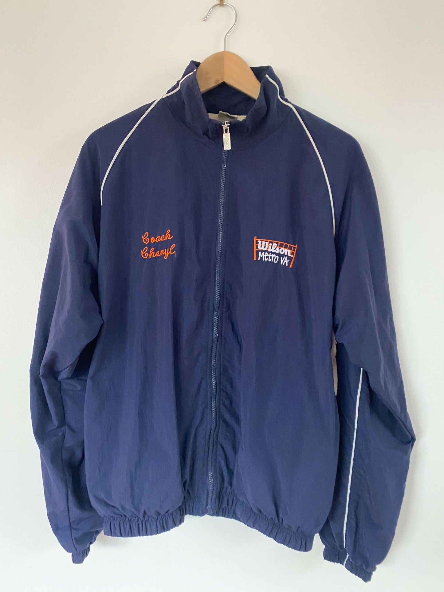 Men's Asics Metro VA Size Medium Navy Jacket