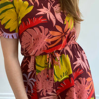 Women's Gorman Size 8 Fern-Print Jumpsuit