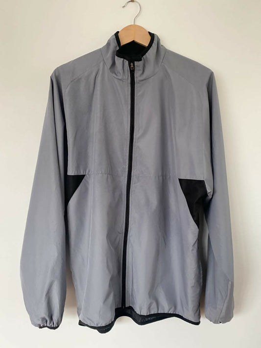 Men's Russell Athletic Grey Size M Spray Jacket