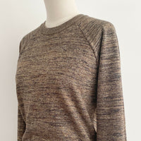 Scotch and Soda Size 1 Gold Cotton-Blend Knit Sweater