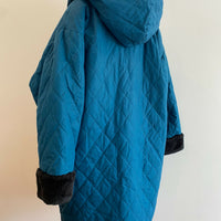 Women's Elelian Italy Size Large Green Parka Jacket