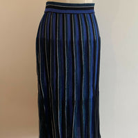 Women's Zara Size S Striped Lurex Skirt