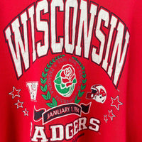 Men's vintage 1994 Wisconsin Badgers Rose Bowl size XL red sweatshirt