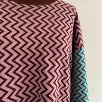 Women's Gorman Size 10 ZigZag Merino Wool Pullover