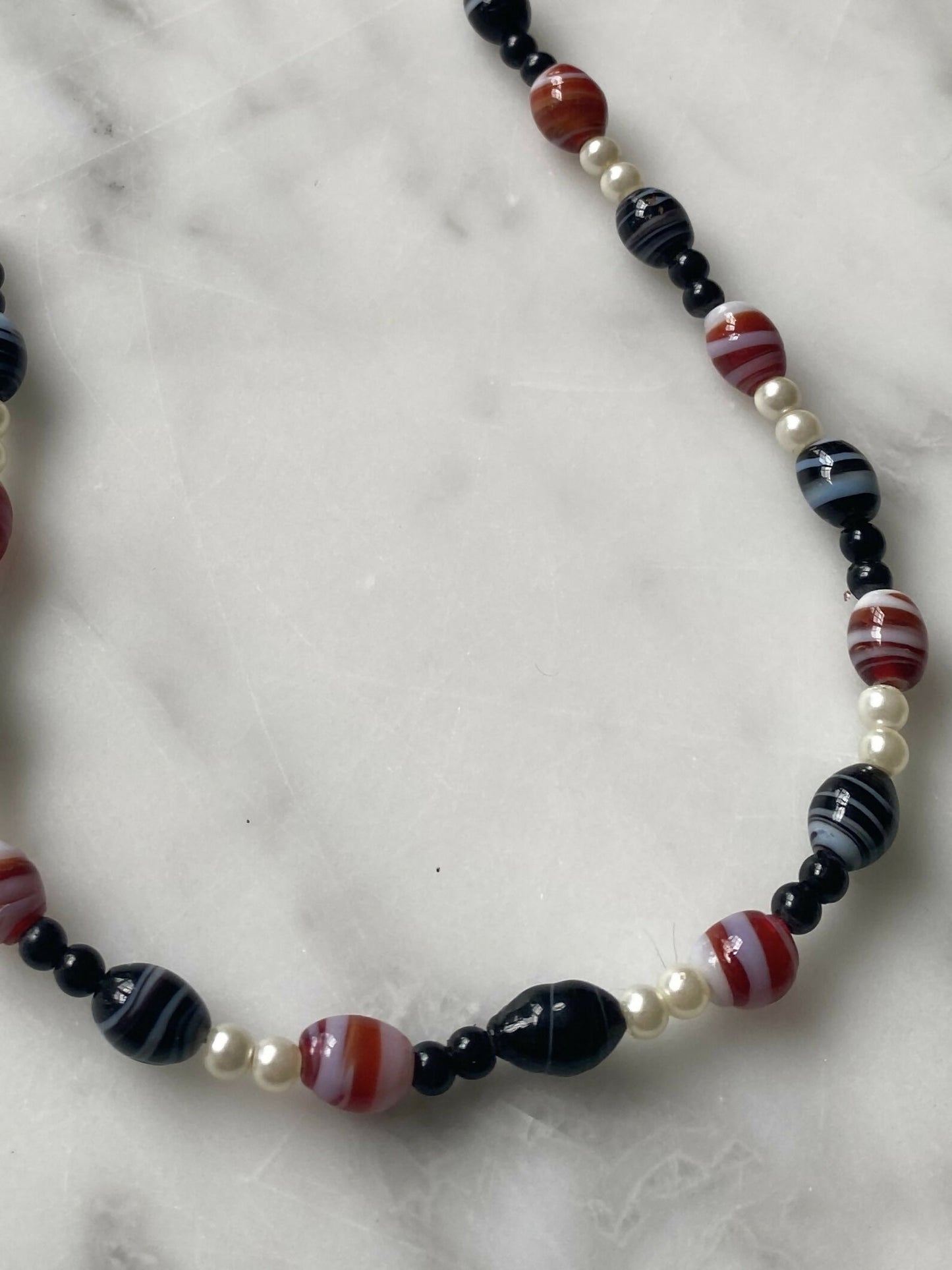 Multicoloured Beaded Necklace
