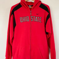 Men's Ohio State size XL red and black hooded sweatshirt