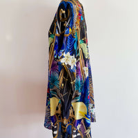 Camilla One Size Embellished Multicolour Kaftan