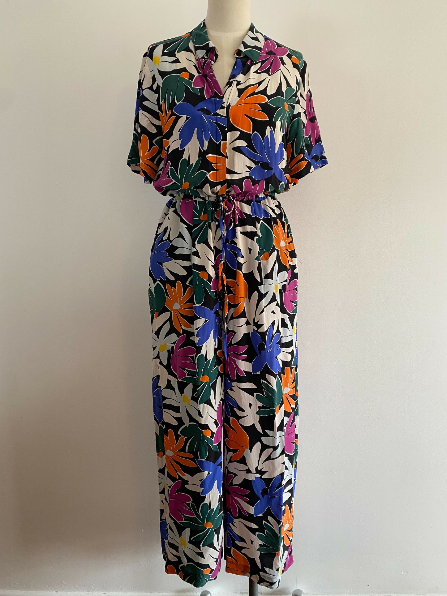 Women's Gorman Size 10 Floral-Print Jumpsuit