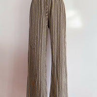 DISSH Size 10 Patterned Wide-Leg Pants