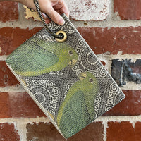 Glo-mesh parrot bag