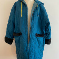 Women's Elelian Italy Size Large Green Parka Jacket