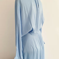 Zara Size Small Light-Blue Midi Dress