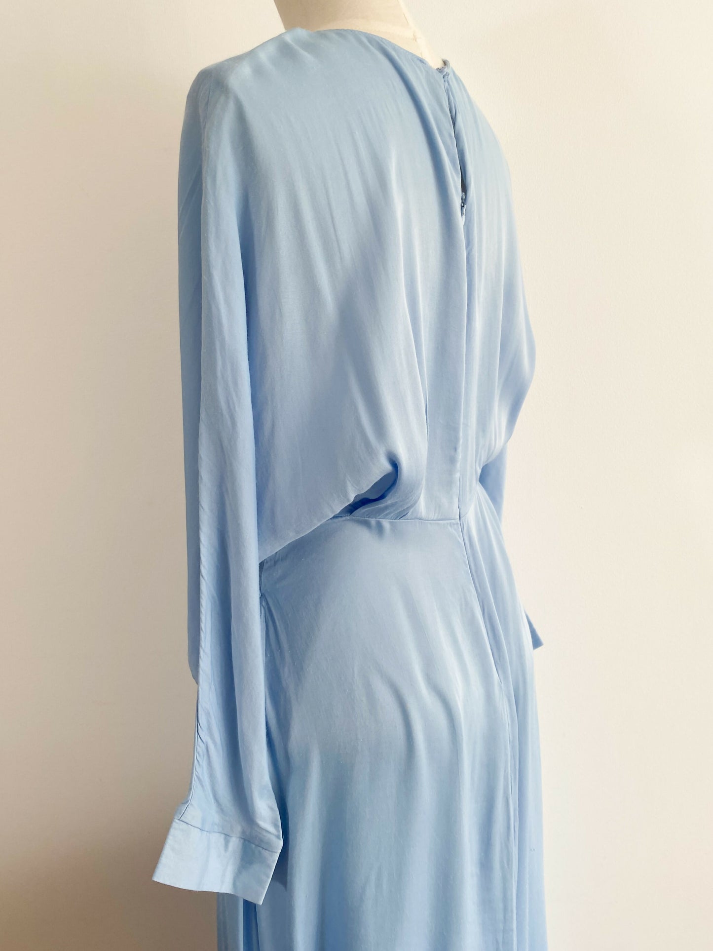 Zara Size Small Light-Blue Midi Dress