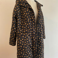 Women's Sass Size 10 Polka-Dot Black Puffa Jacket
